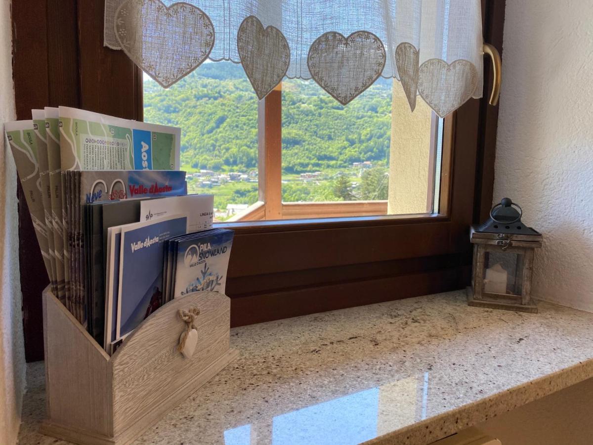 Ferienwohnung Grenier Du Coeur Aosta Exterior foto